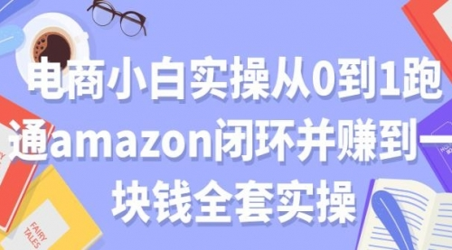 电商小白实操从0到1跑通AMAZON闭环并赚到一块钱全套实操教程